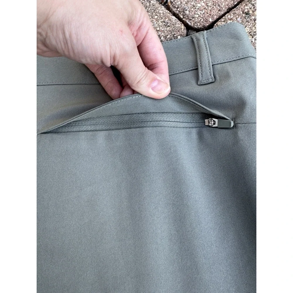 Skyr Men's Slim Fit Tricot Dynasty‎ Pants 36x30 Green Stretch Tech Trousers NWT